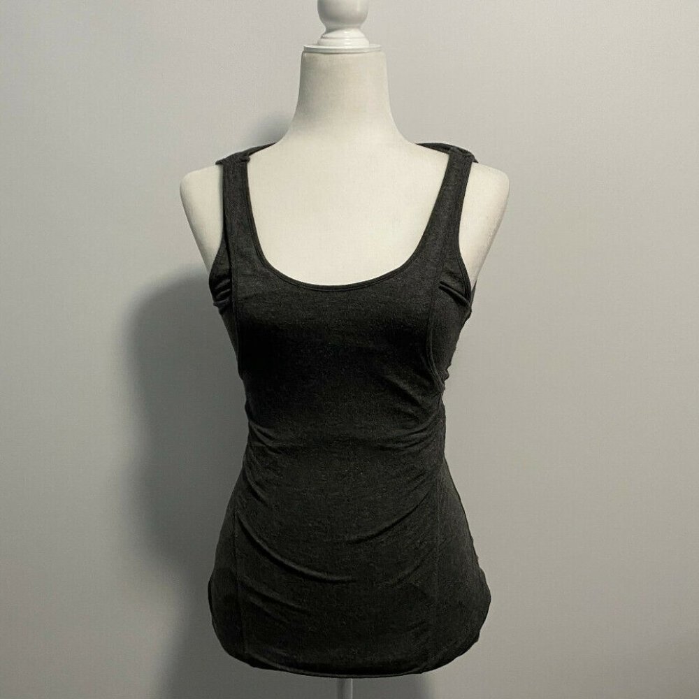 Factory by Erik Hart‎ Grey Tank Top back Cross Strap Size XS